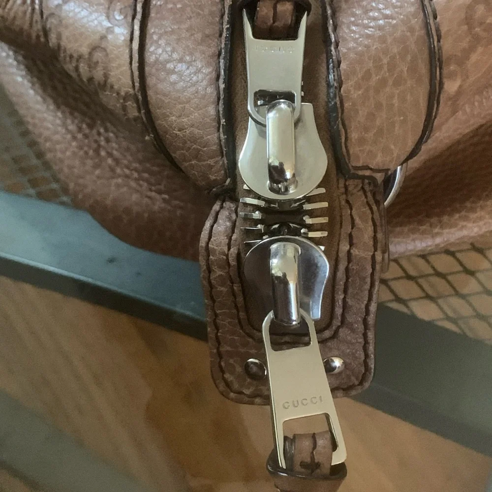 Gucci Bamboo Bag in Brown Leather XL - Picture 13 of 15